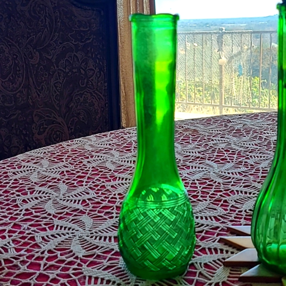 Antique Green vase